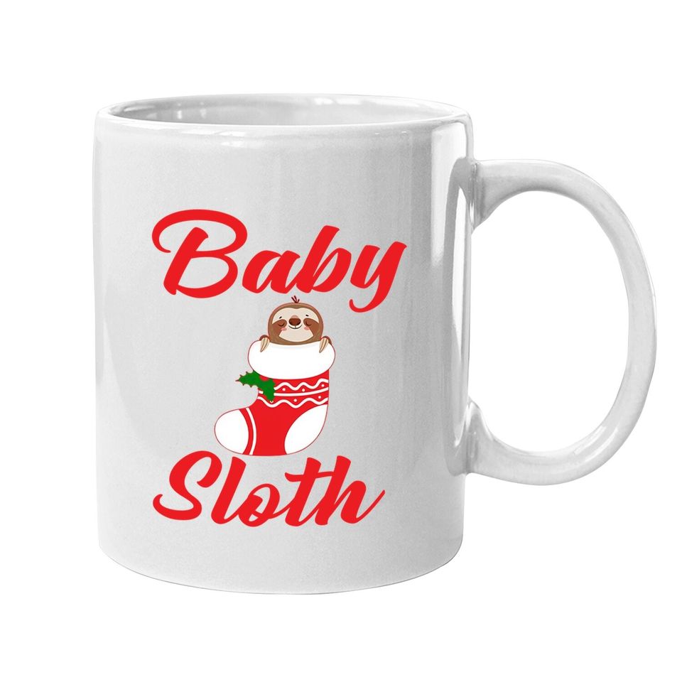 Sloth Christmas Family Matching Baby Coffee Mug