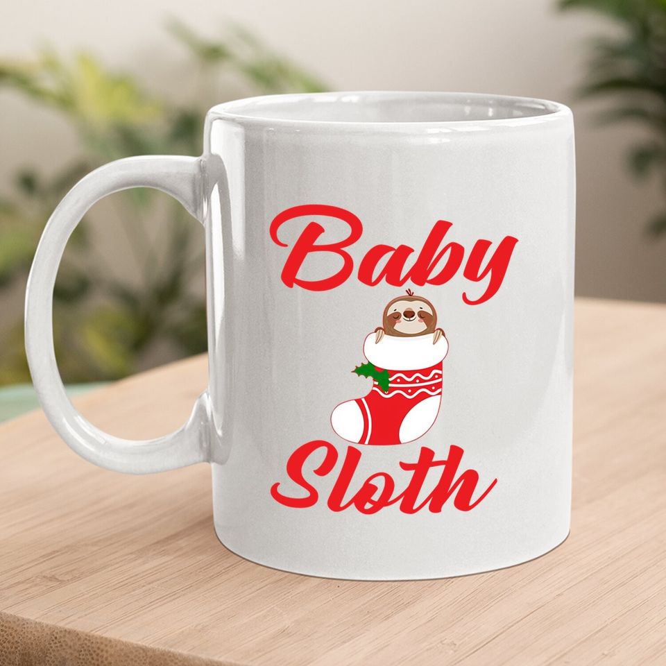 Sloth Christmas Family Matching Baby Coffee Mug