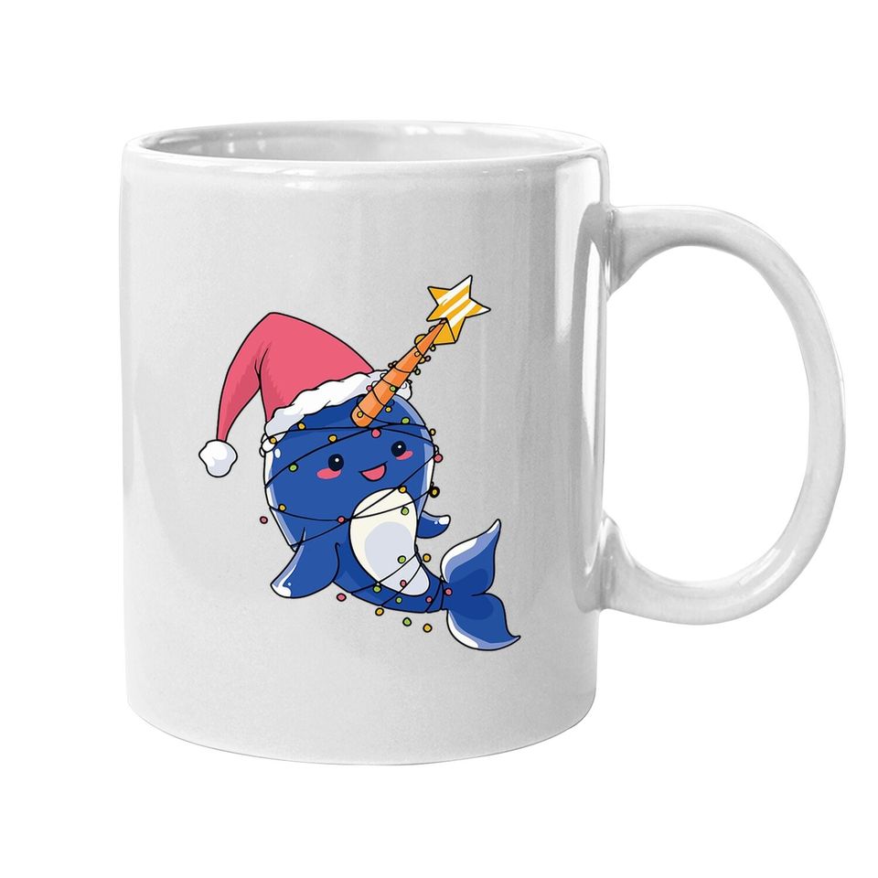 Narwhal Christmas Coffee Mug