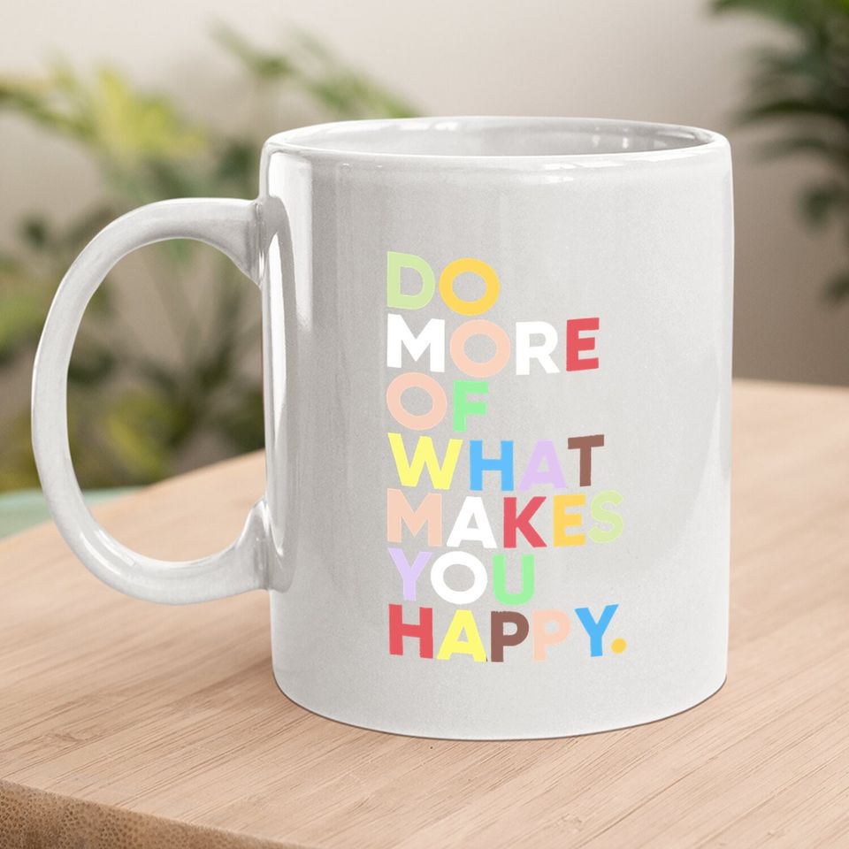 Fun Happy Graphic Mug Cute Short Sleeve Letter Printed Coffee. mug Top