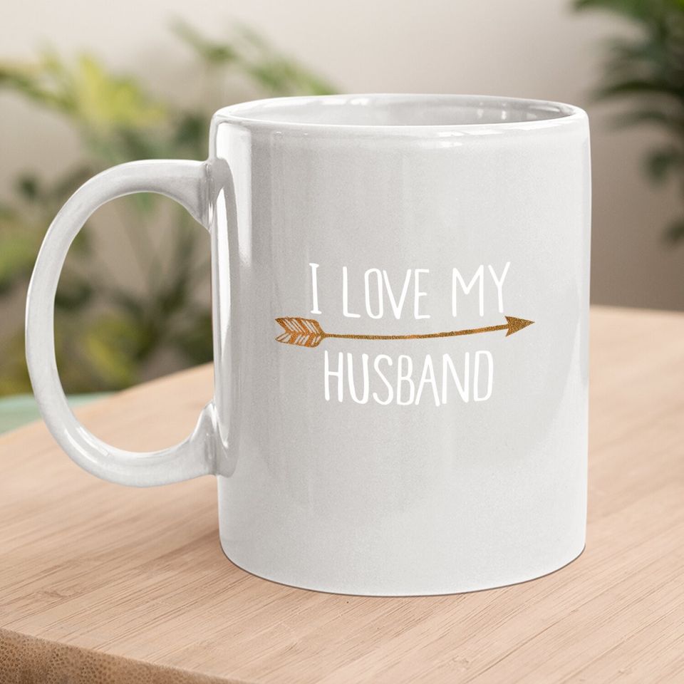 Tribal Arrows I Love My Husband Coffee.  mug