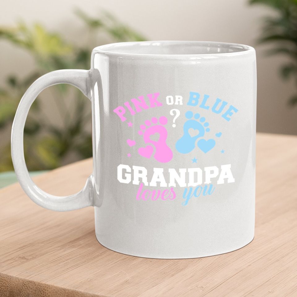 Gender Reveal Grandpa Coffee.  mug