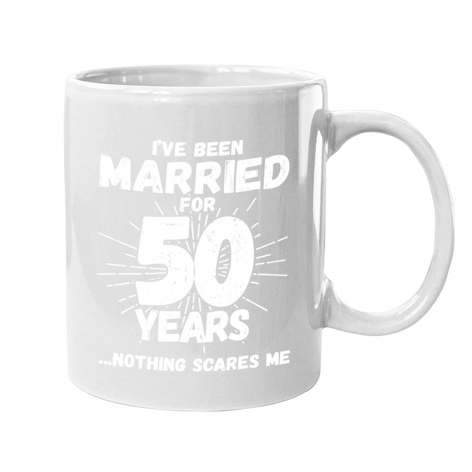 Couples Married 50 Years - Funny 50th Wedding Anniversary Coffee.  mug