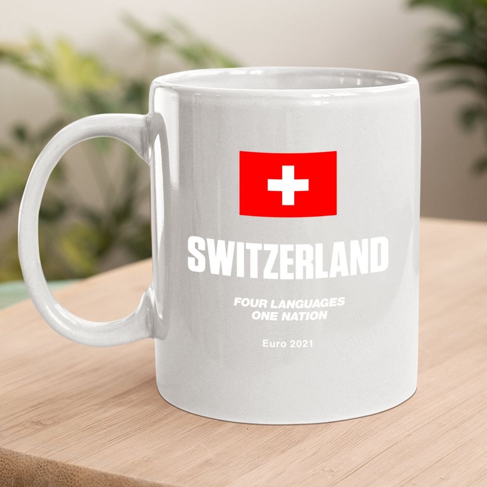 Euro 2021 Coffee Mug Switzerland Football Team Double Sided