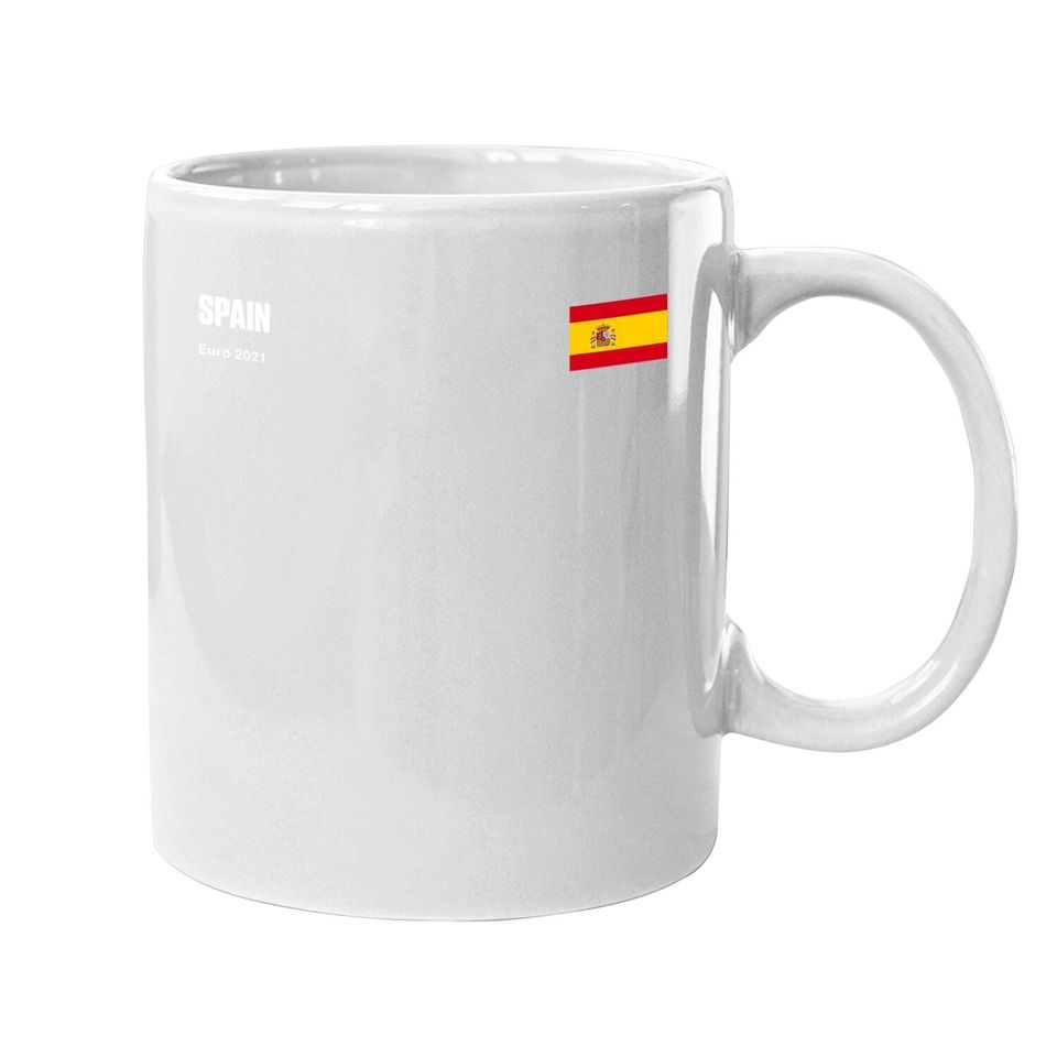 Euro 2021 Coffee Mug Spain Football Team Double-sided