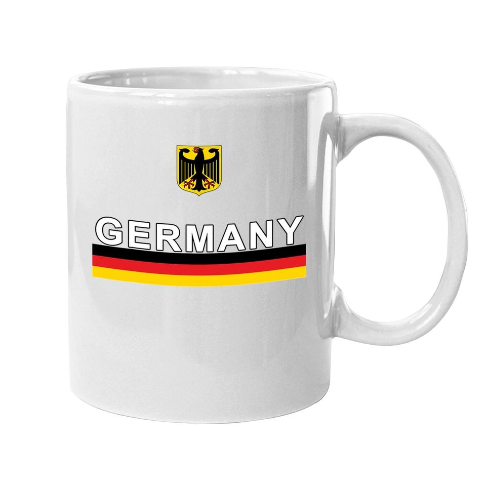 Euro 2021 Coffee Mug Germany Sporty Flag And Emblem