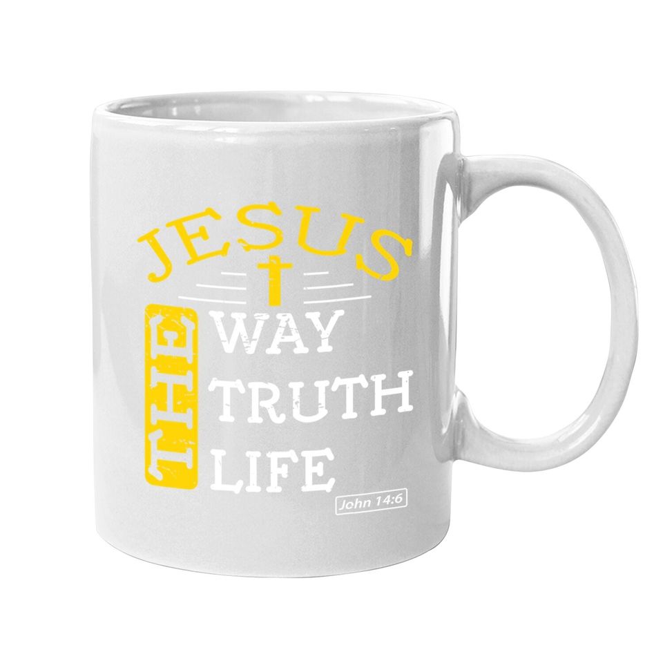 Christian Bible Verse 14:6 Gift Coffee Mug