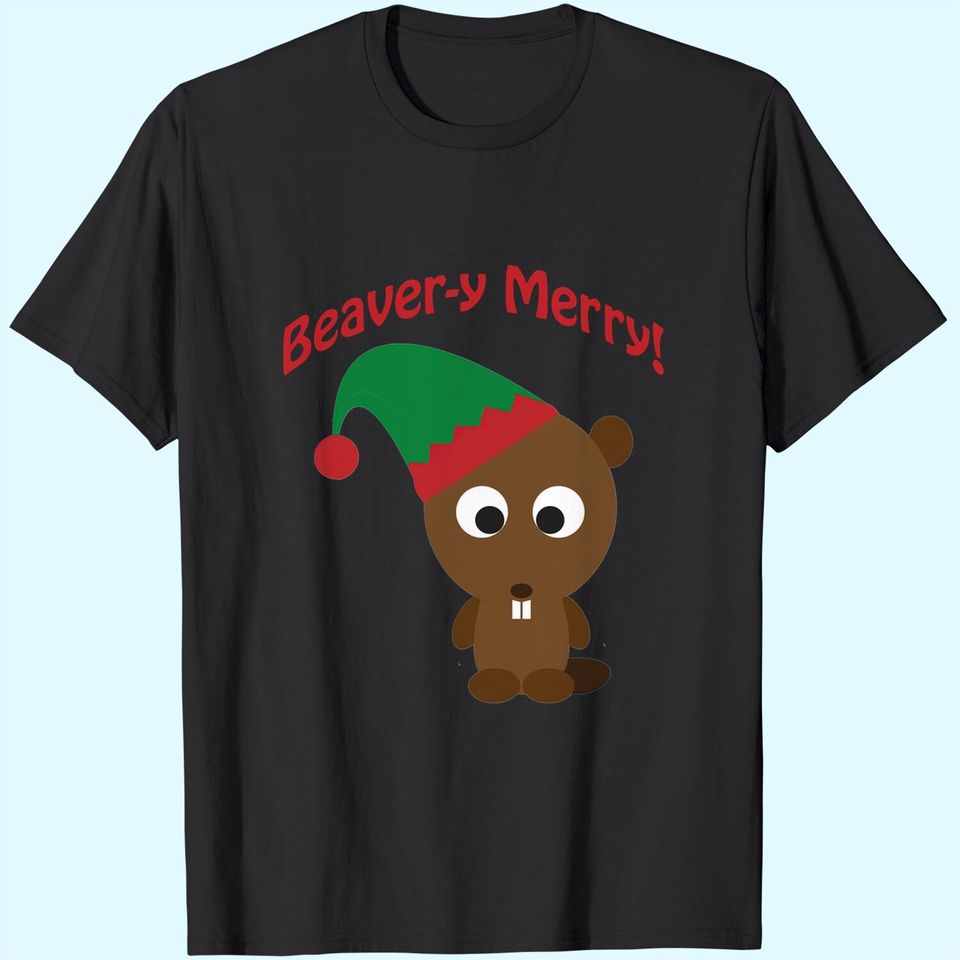 Happy Holidays Beaver Classic T-Shirts