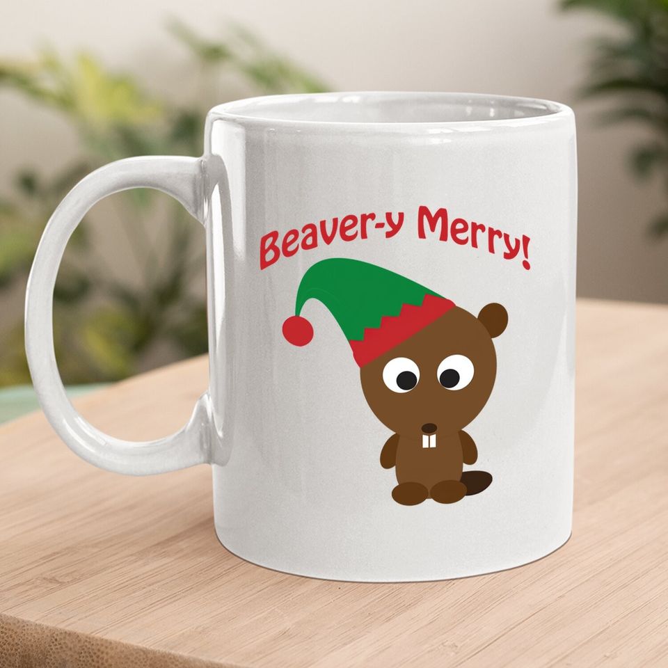 Happy Holidays Beaver Classic Mugs