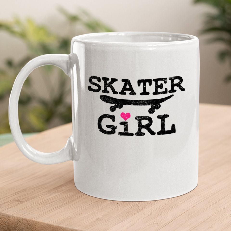 Skater Girl Skateboard Skateboarding Coffee Mug
