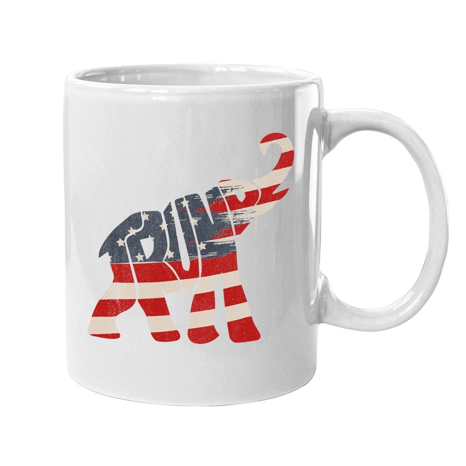 President Trump 2020 Republican Elephant Trump Supporter Coffee Mug