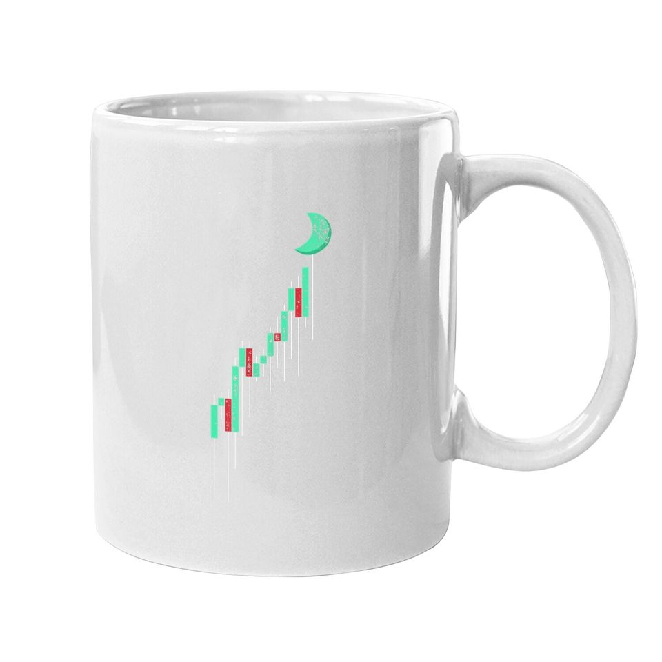 Crypto Trading Hodl Vintage Stock Chart To The Moon Coffee Mug