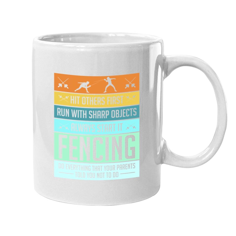 Fencing Coffee Mug Sport Pun For Youth Coffee Mug