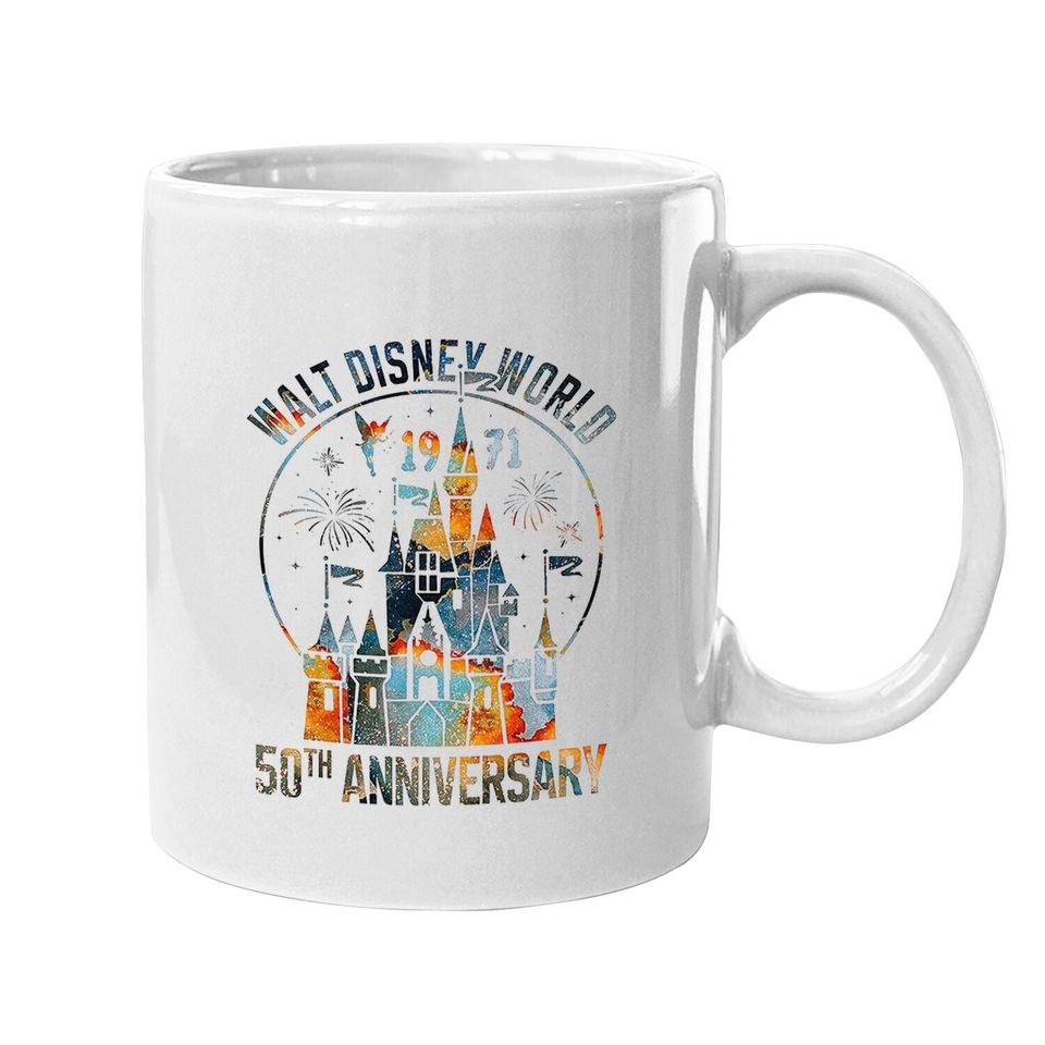 Disney 50th Anniversary Wdw Coffee Mug