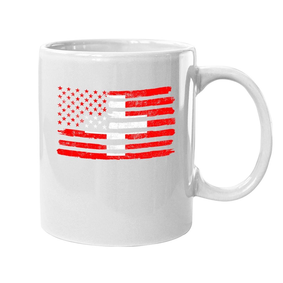 Usa Switzerland Flag American Swiss Coffee Mug