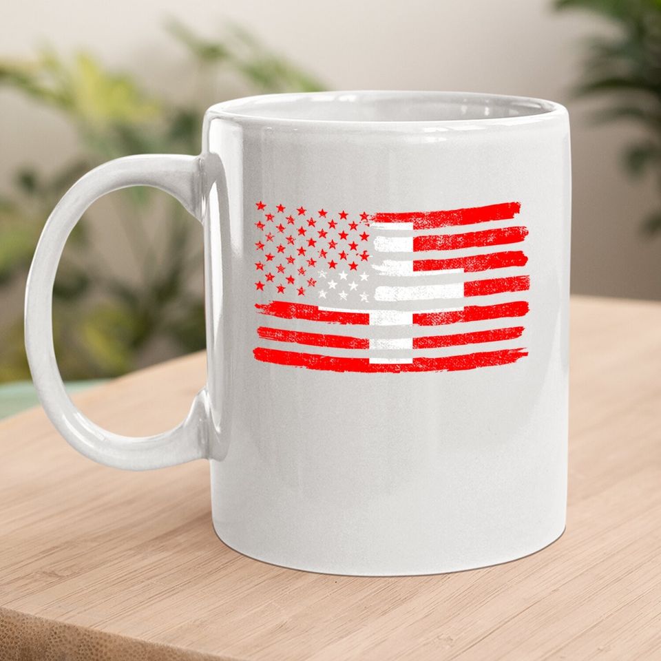 Usa Switzerland Flag American Swiss Coffee Mug