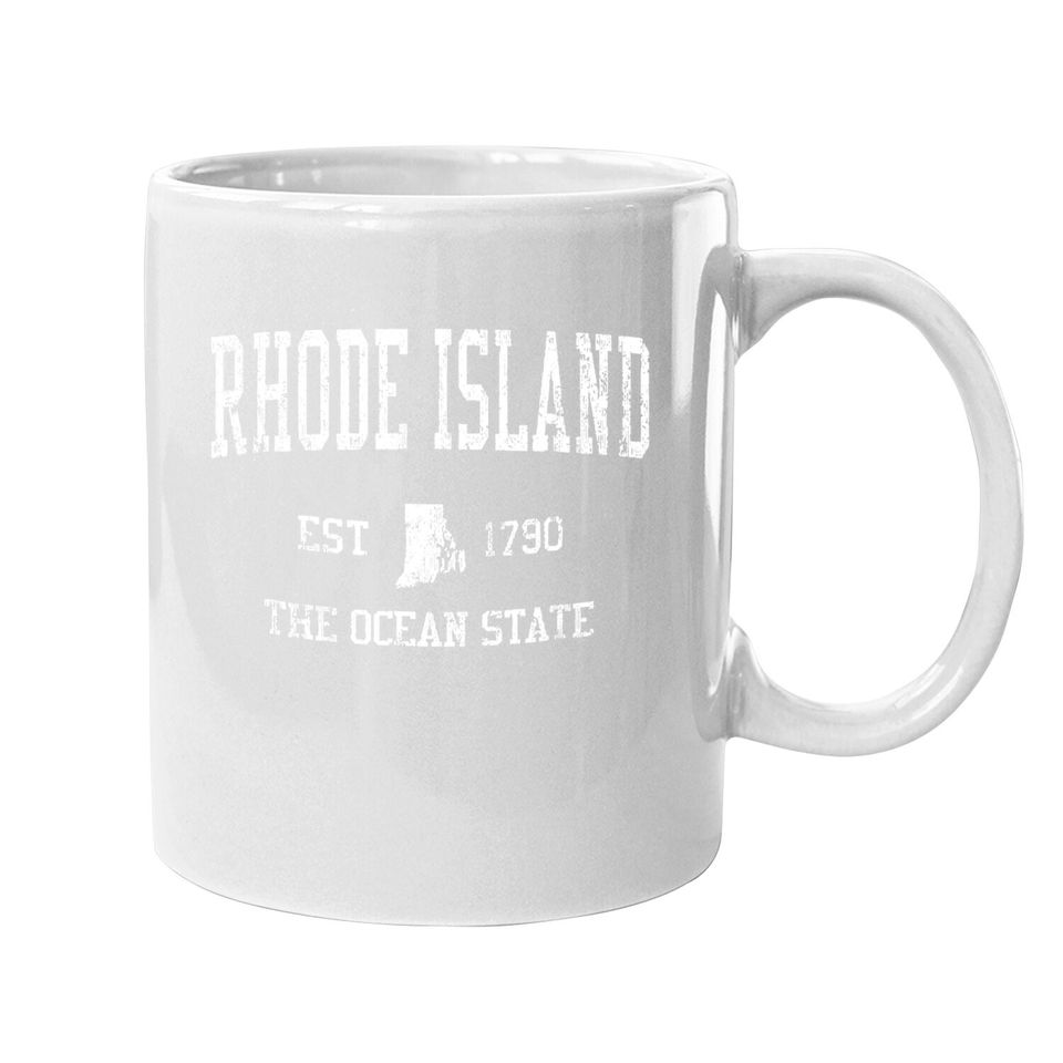 Rhode Island Vintage Sports Ri Design Coffee Mug