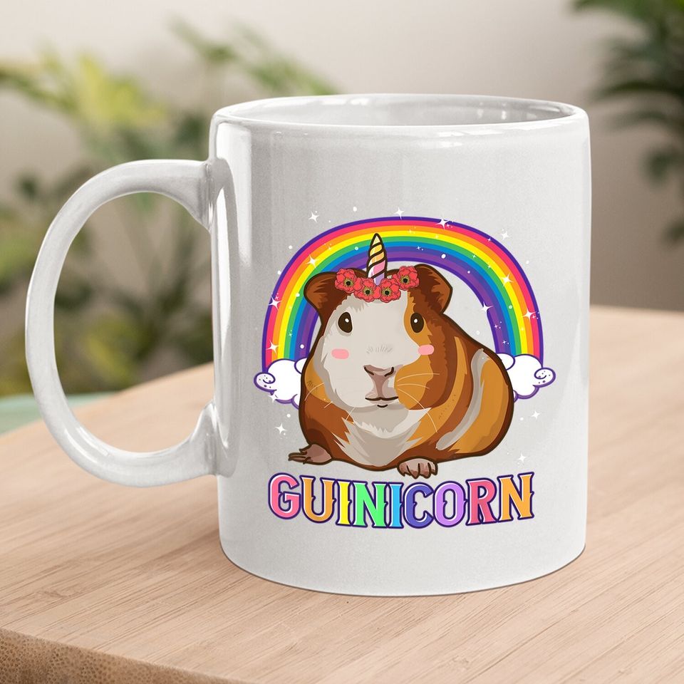 Guinea Pig Coffee Mug For Girls Unicorn Guinicorn Coffee Mug