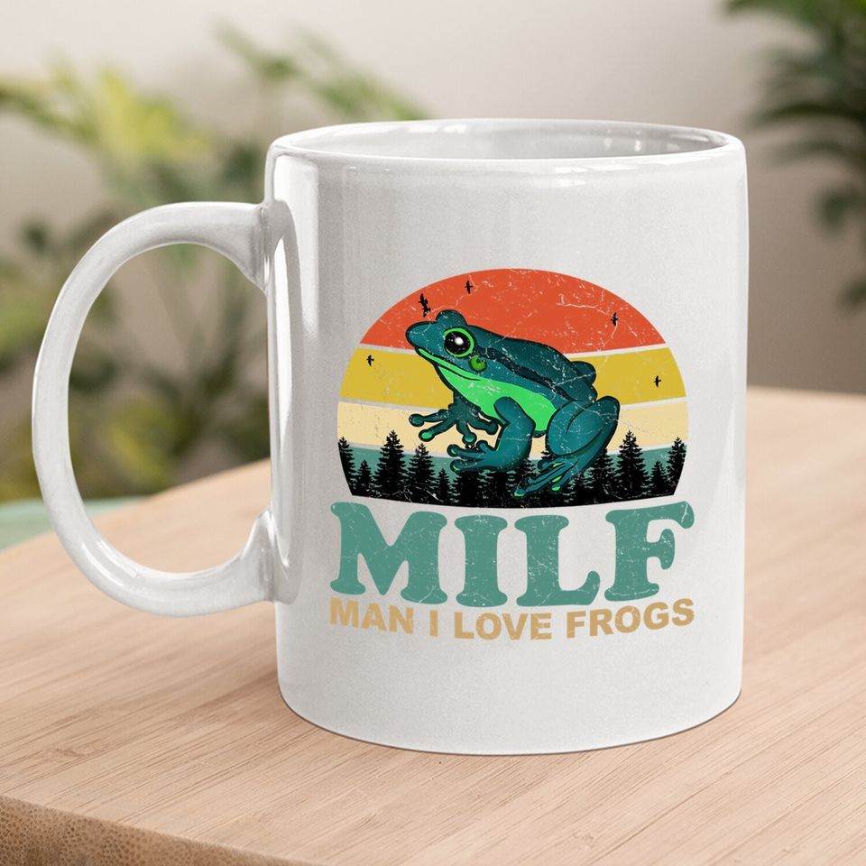 I Love Frogs Saying Amphibian Lovers Coffee Mug