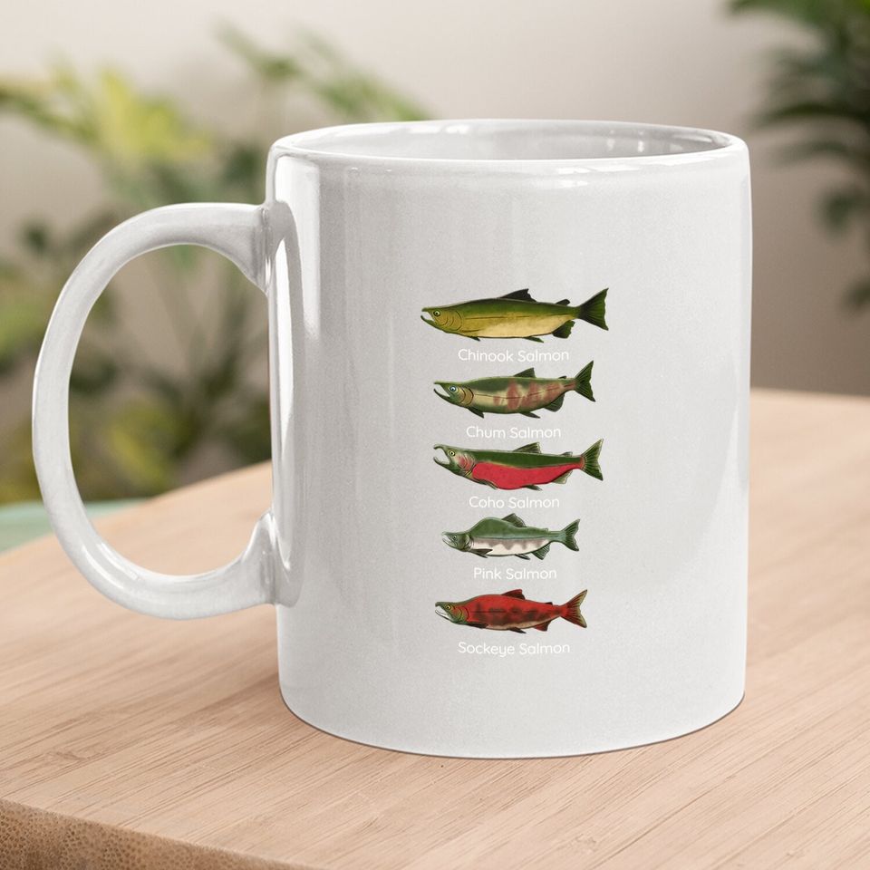 Pacific Salmon Fishing Coffee Mug