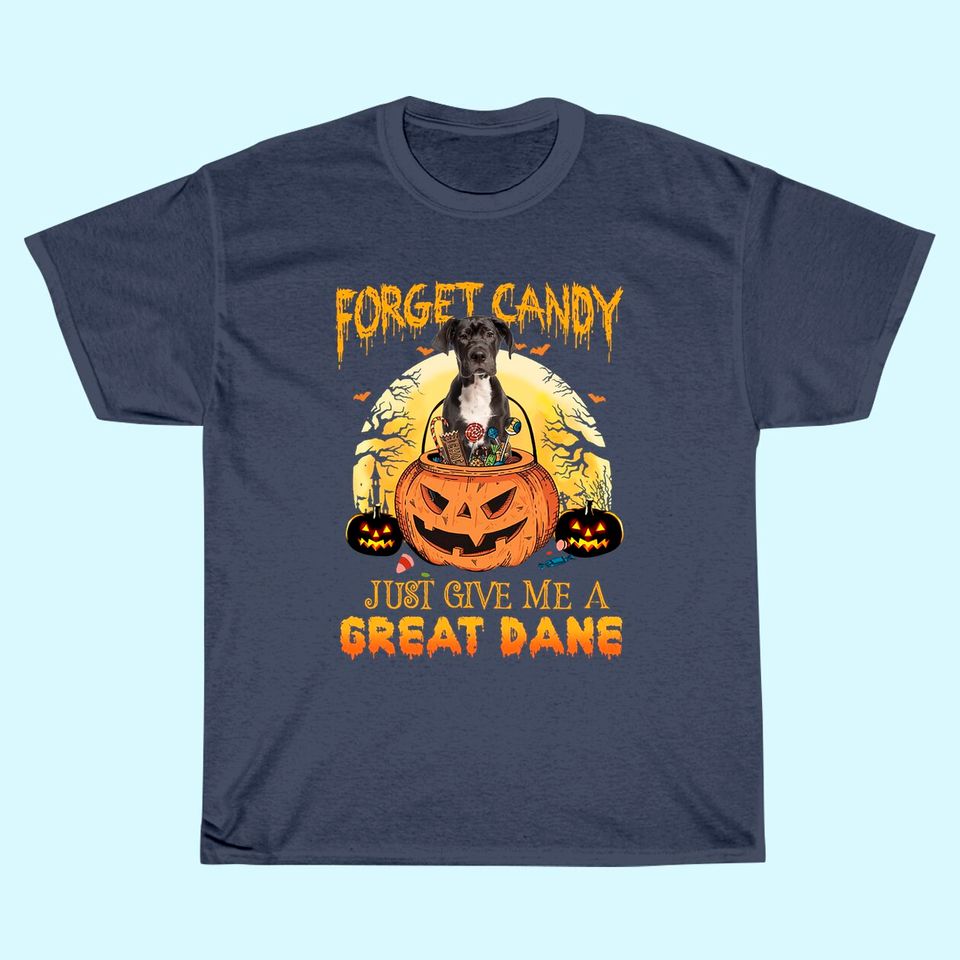 Candy Pumpkin Great Dane Dog T-Shirt
