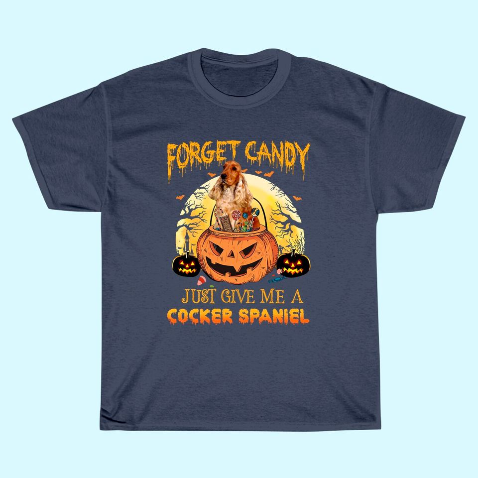 Candy Pumpkin Cocker Spaniel T-Shirt