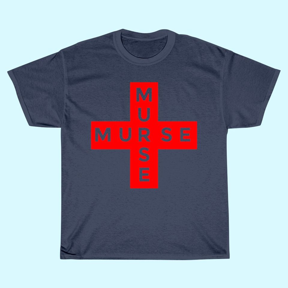 Cool Male Nurse Cross Design T-Shirt