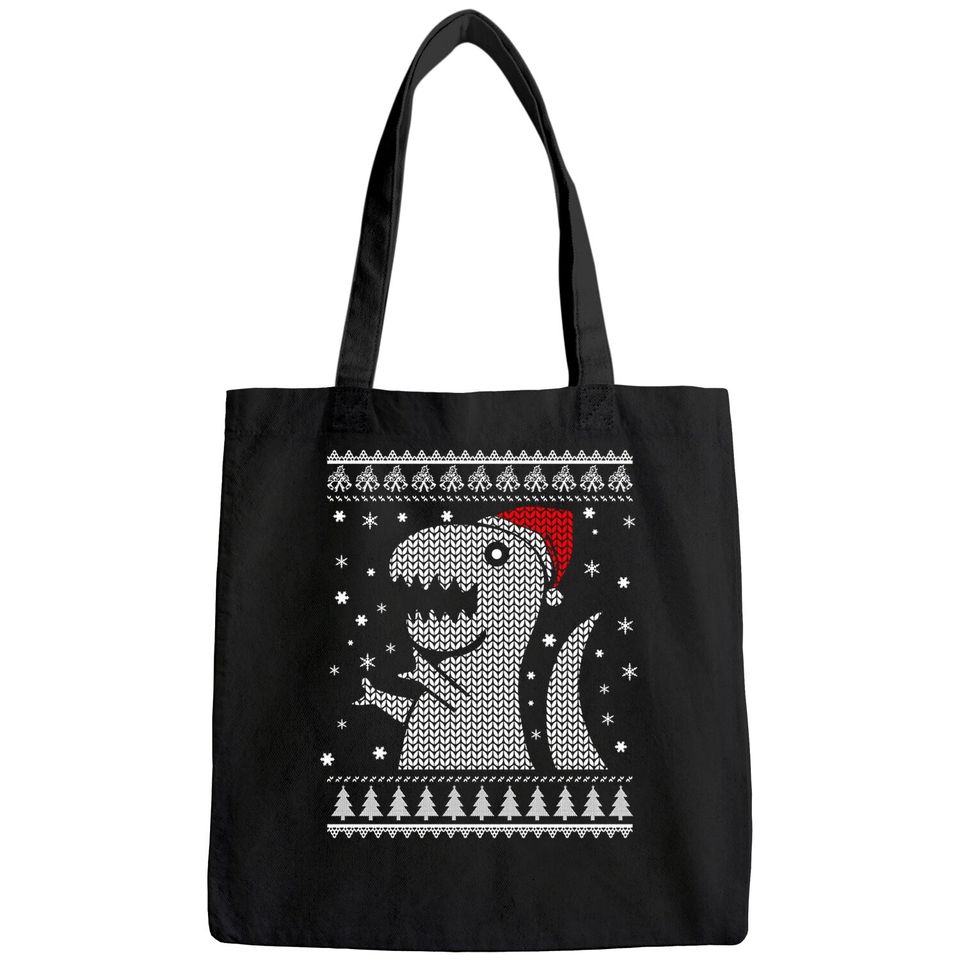 Christmas Dinosaur Ugly Classic Bags