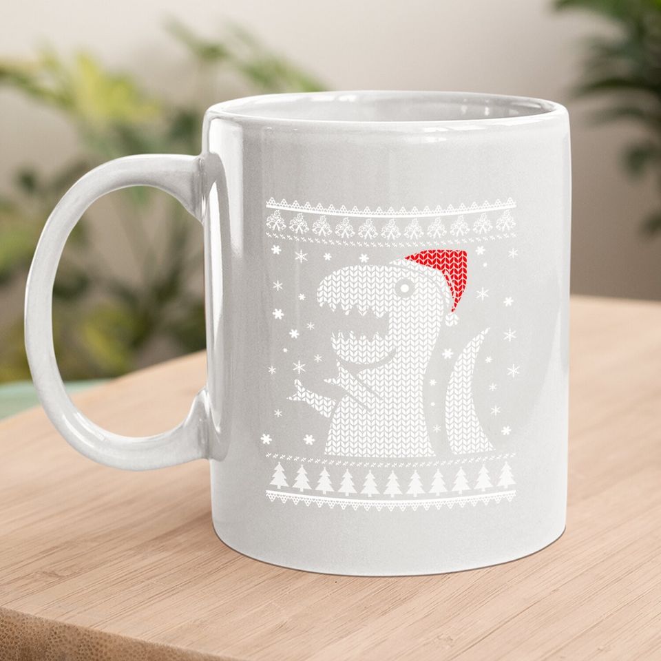 Christmas Dinosaur Ugly Classic Mugs