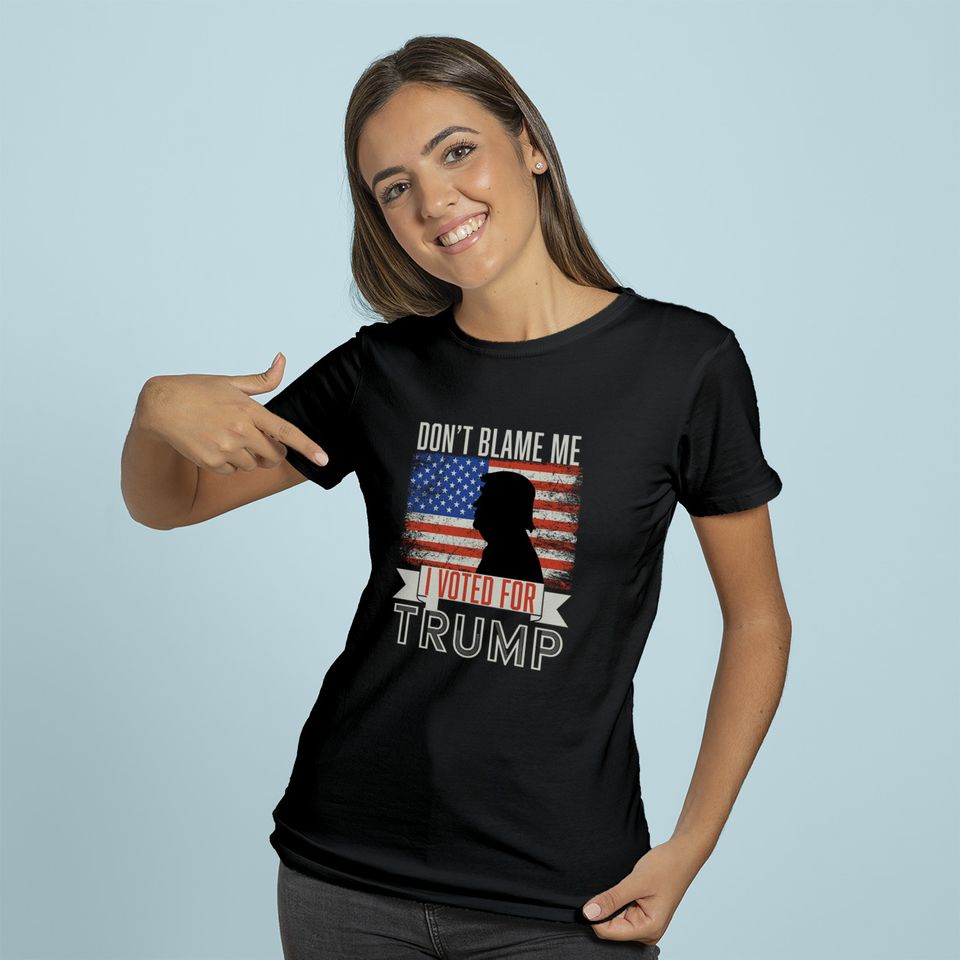 Don't blame me I voted for Trump Vintage USA Flag. Pro Trump Hoodie