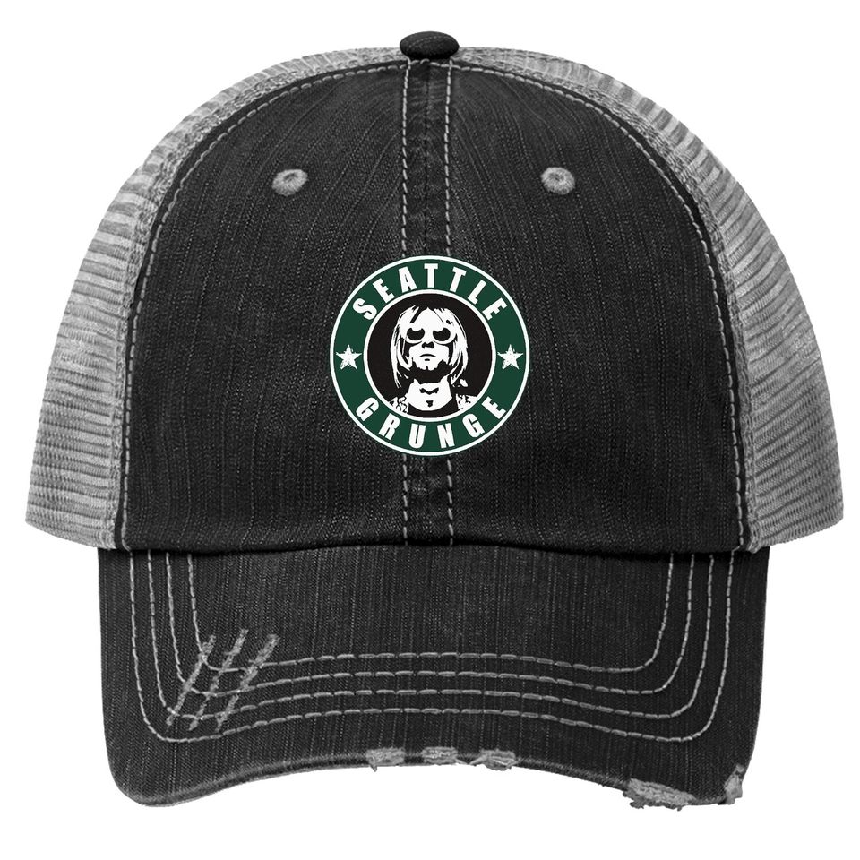 Nirvana Seattle Grunge Trucker Hats