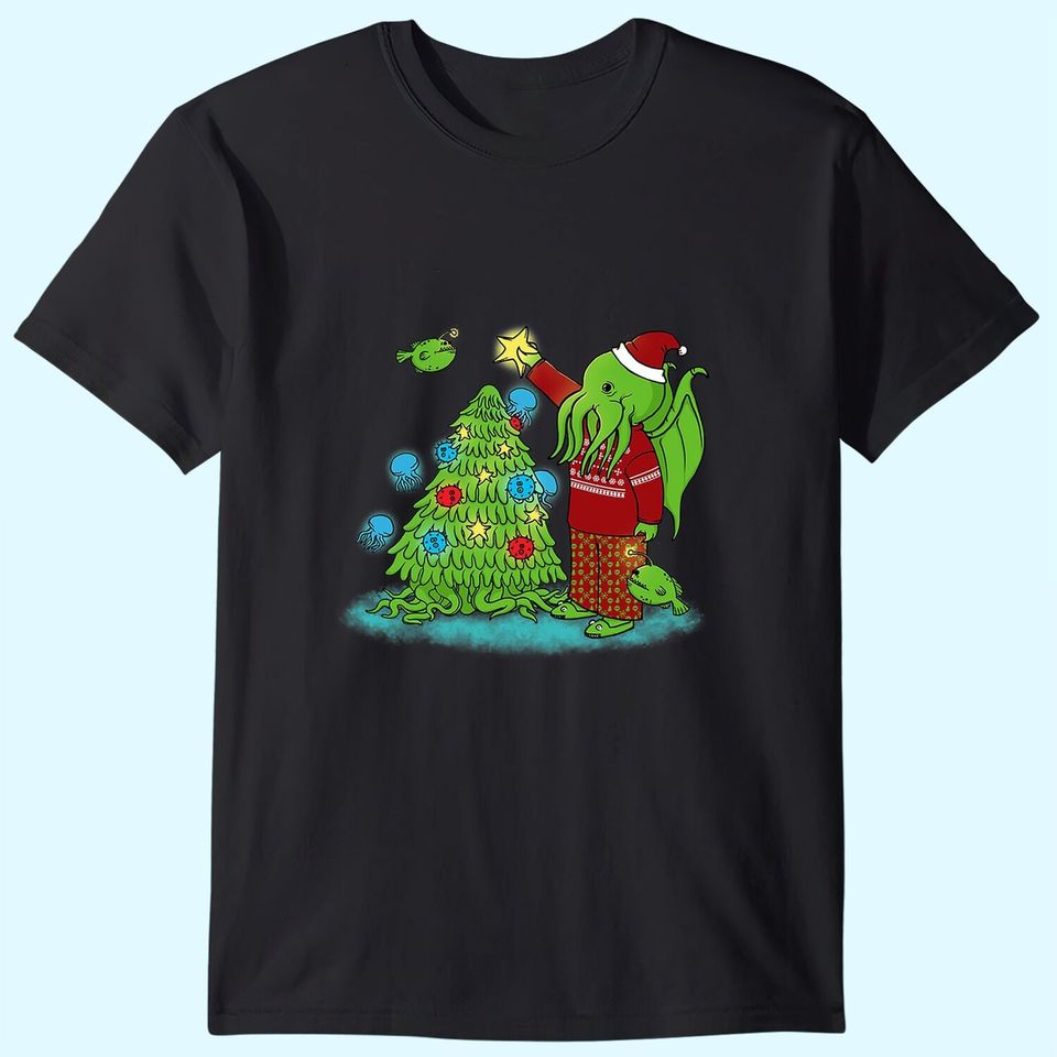 Cthulhu Christmas Tree T-Shirts