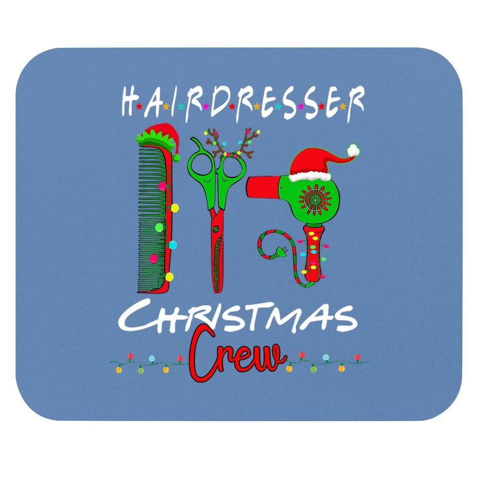 Hairdresser Stylist Gift Christmas Mouse Pads