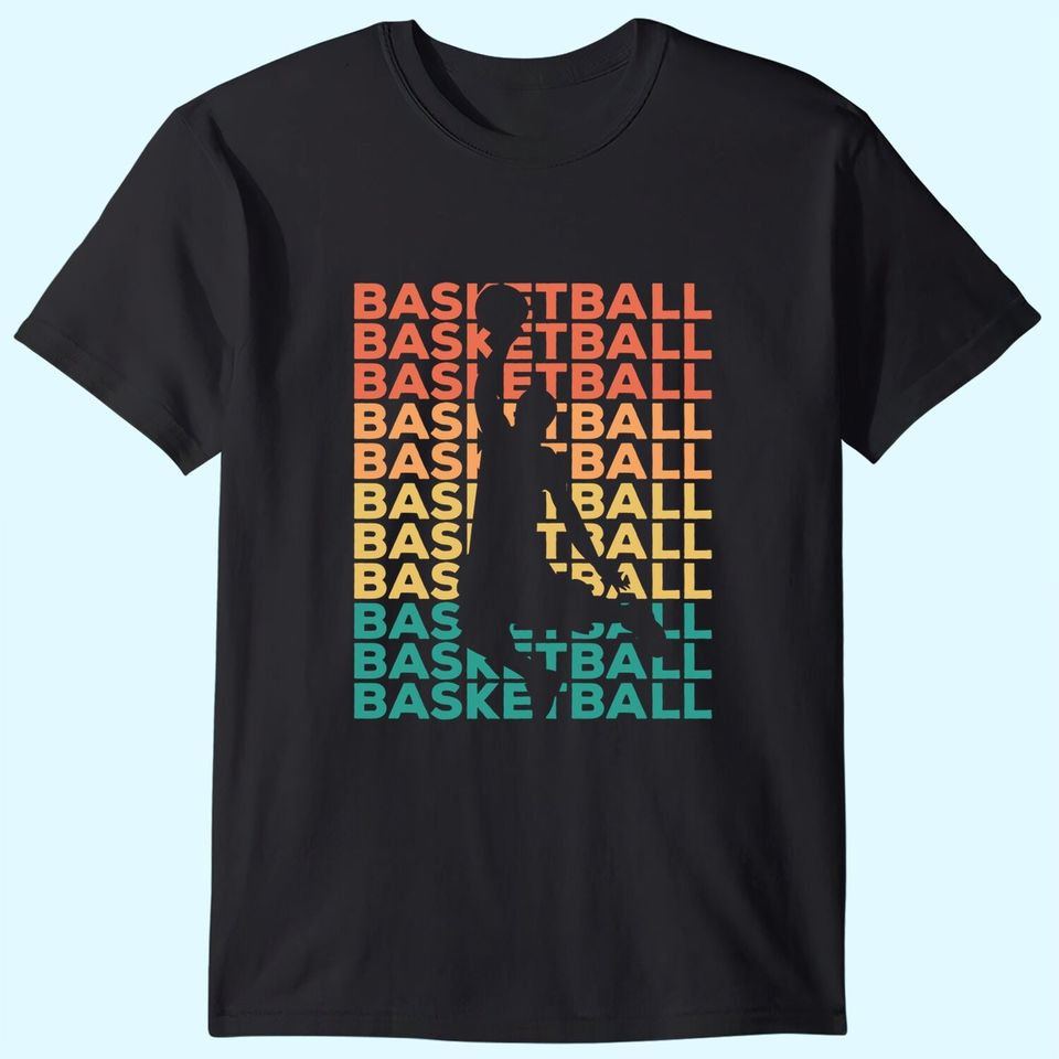 Retro Vintage Basketball Gift For Basketball Players T Shirt