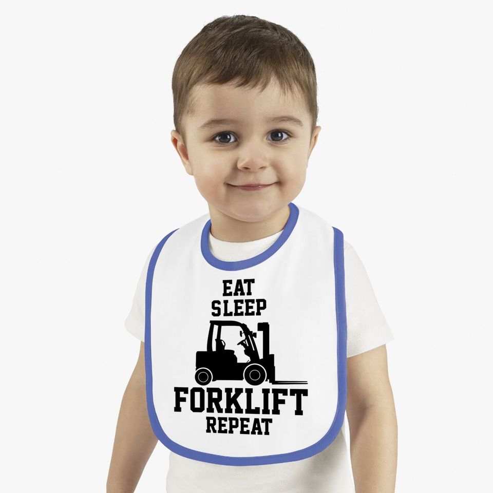 Forklift Baby Bib