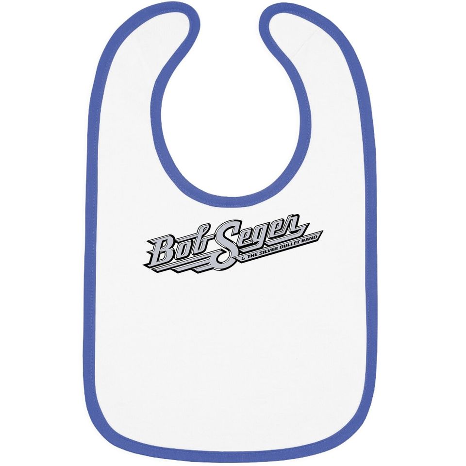 Bob Seger The Silver Bullet Band Crewneck Ultra Cotton Short Sleeve Adult Baby Bib