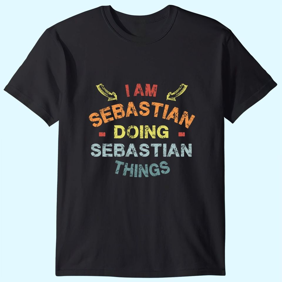 I'm Sebastian Doing Sebastian Things Christmas Gi T-Shirt