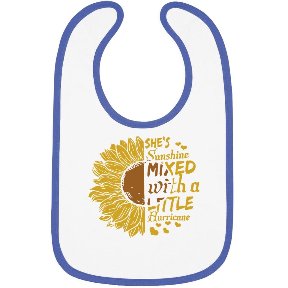 Cicy Bell Cute Sunflower Graphic Baby Bib