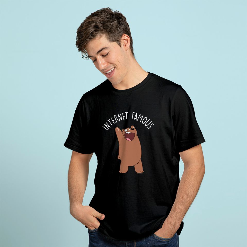 We Bare Bears Grizzly Internet Famous T-Shirt