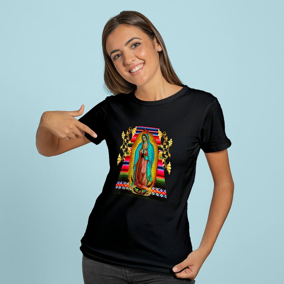Our Lady of Guadalupe Virgin Mary Mexico Zarape Hoodie