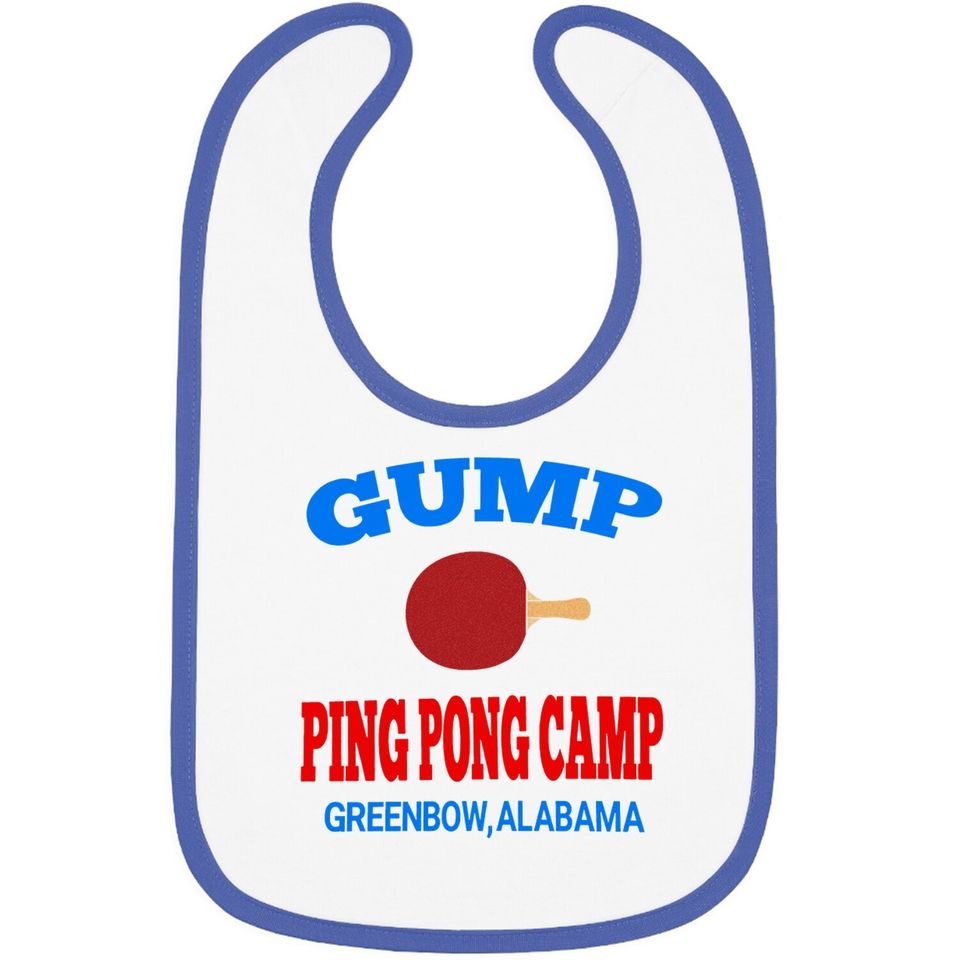 Nirvan Forrest Gump Ping Pong Camp Baby Bib