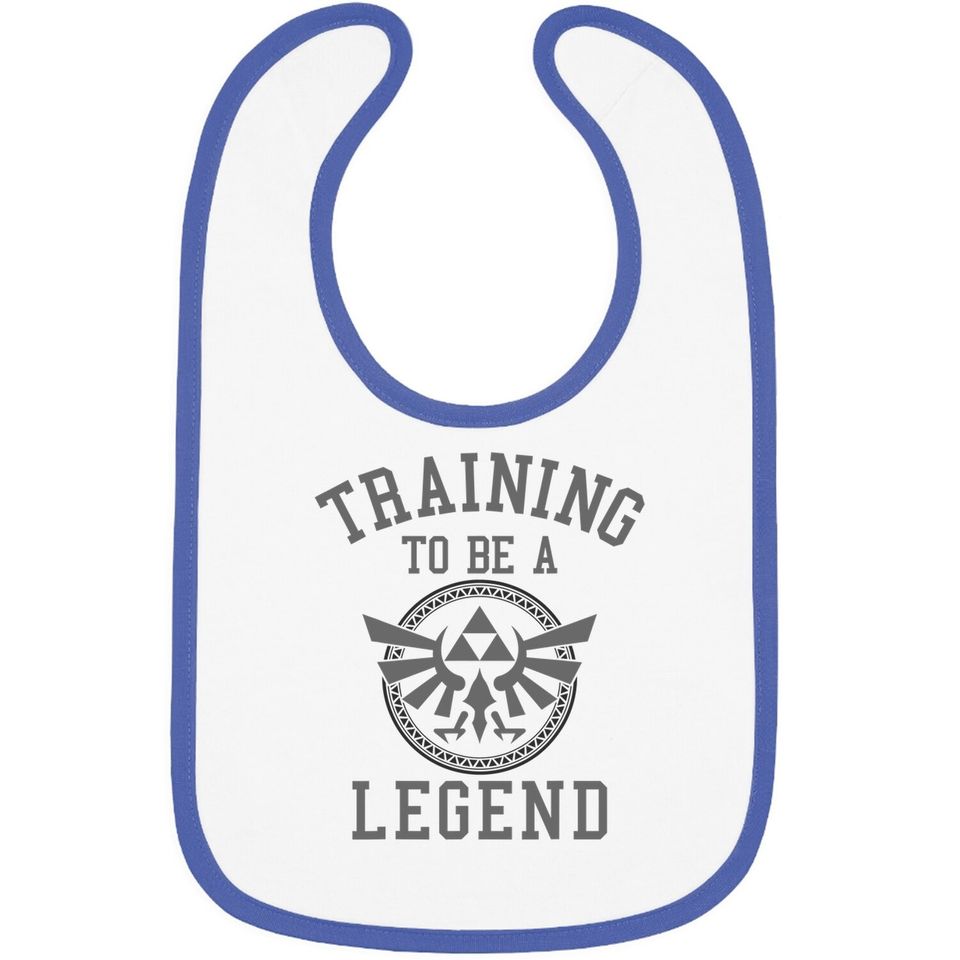 Nintendo Zelda Training To Be A Legend Badge Graphic Baby Bib
