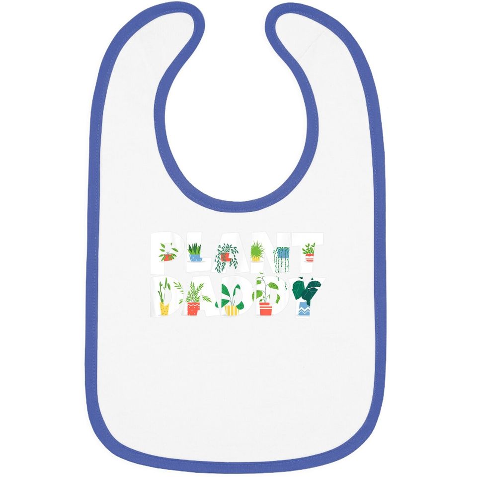 Plant Daddy Succulents Dad Gifts For Landscapers Gardening Baby Bib