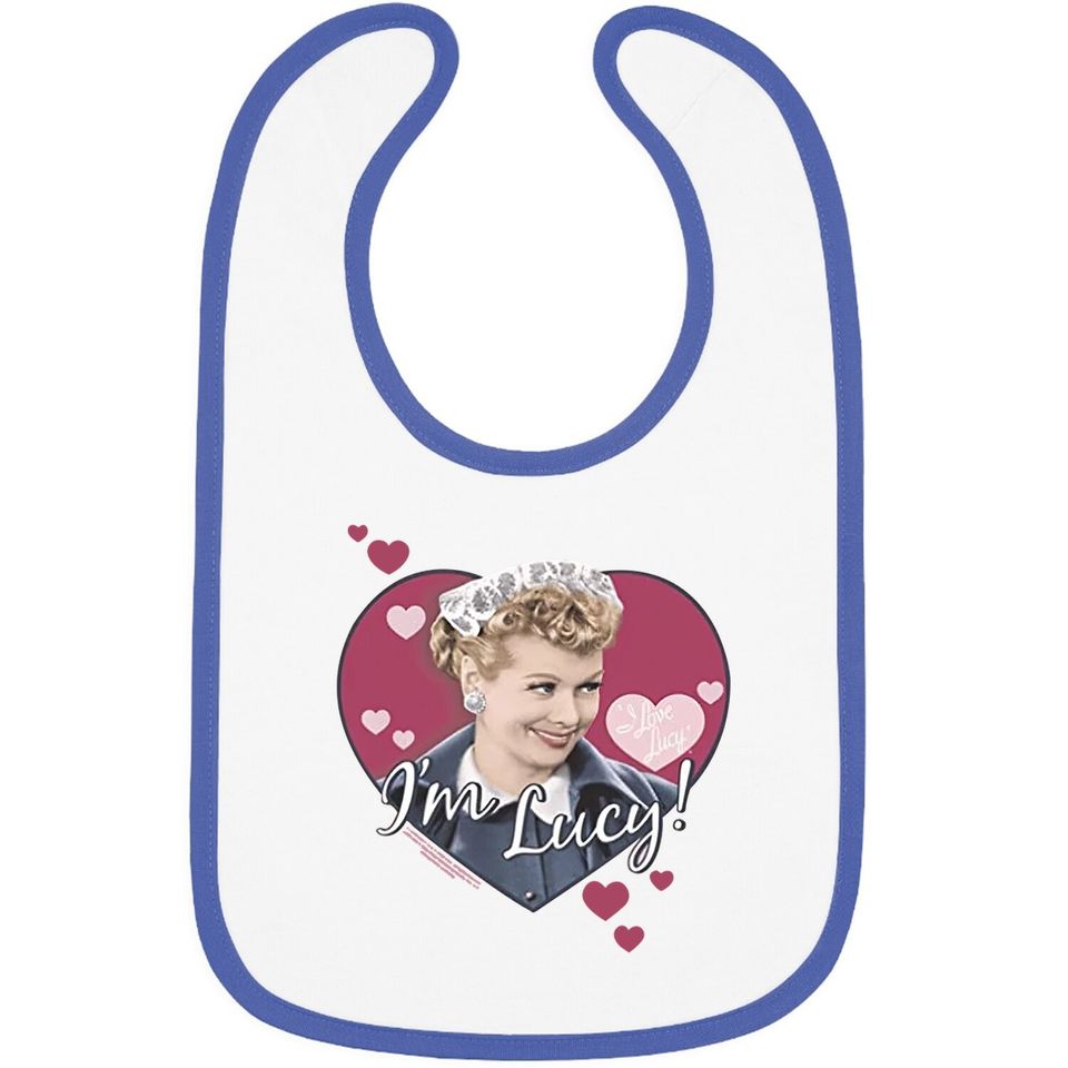 I Love Lucy 50's Tv Series I'm Lucy Adult Baby Bib