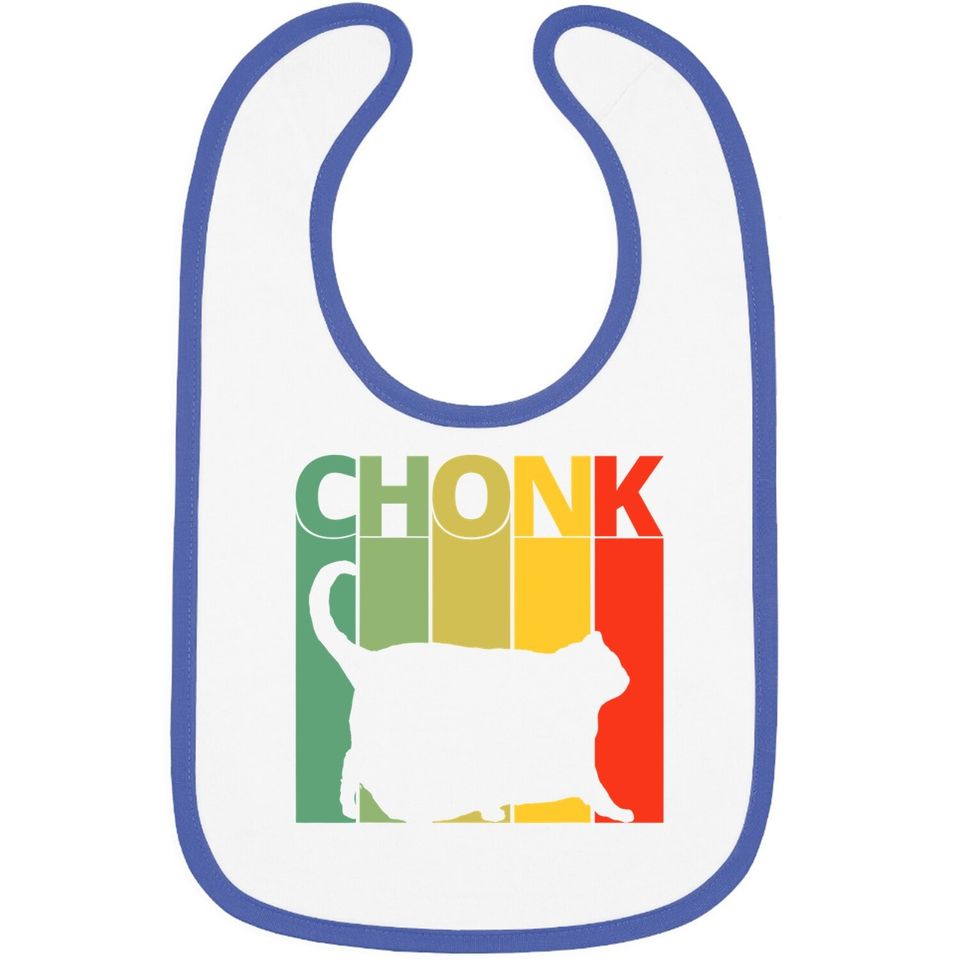 Chonk Cat Meme Baby Bib | Funny Chonk Big Chungus Baby Bib