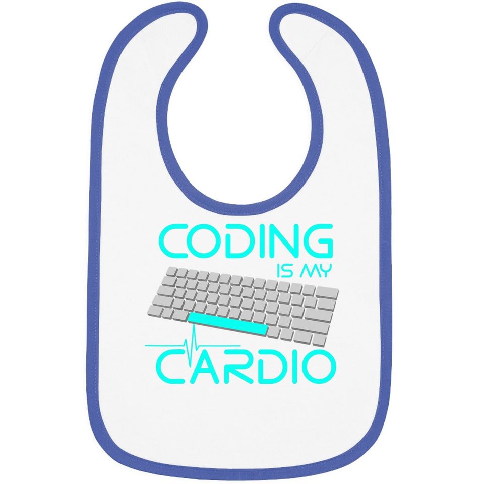 Software Engineer Coding Is My Cardio Baby Bib