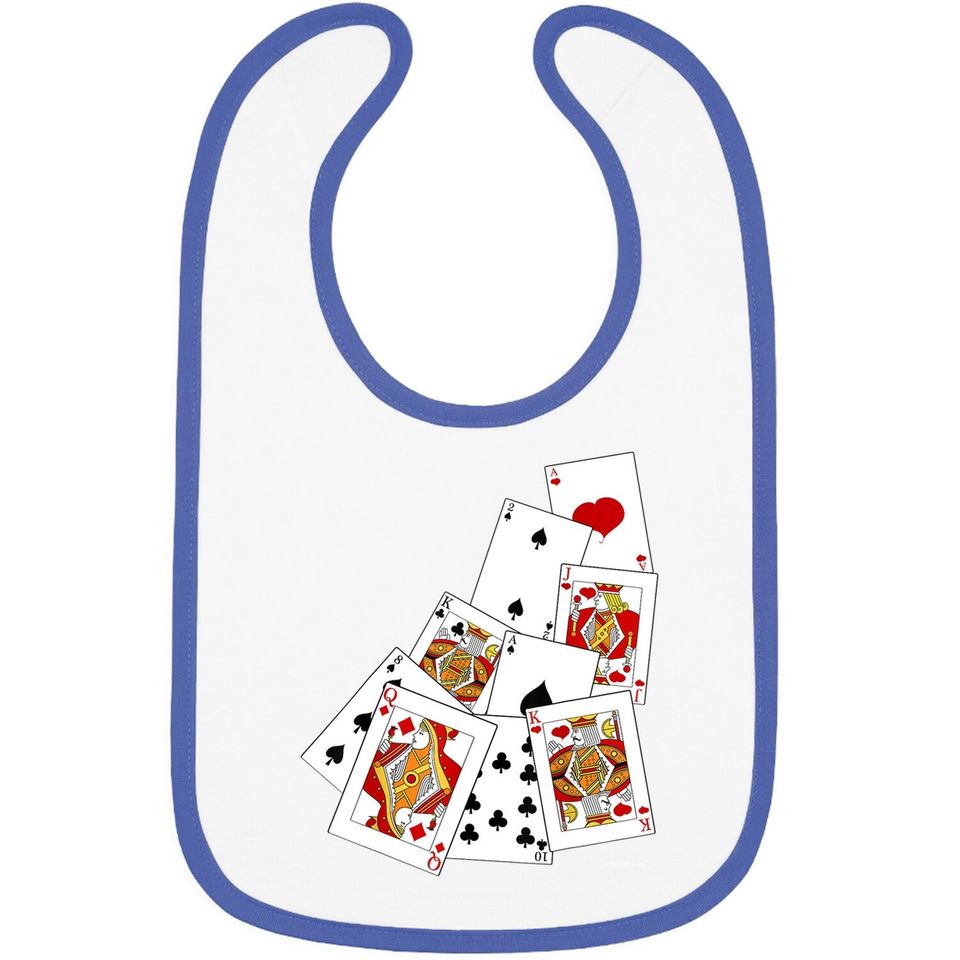 Poker Playing Card Baby Bib Ace King Queen Jack