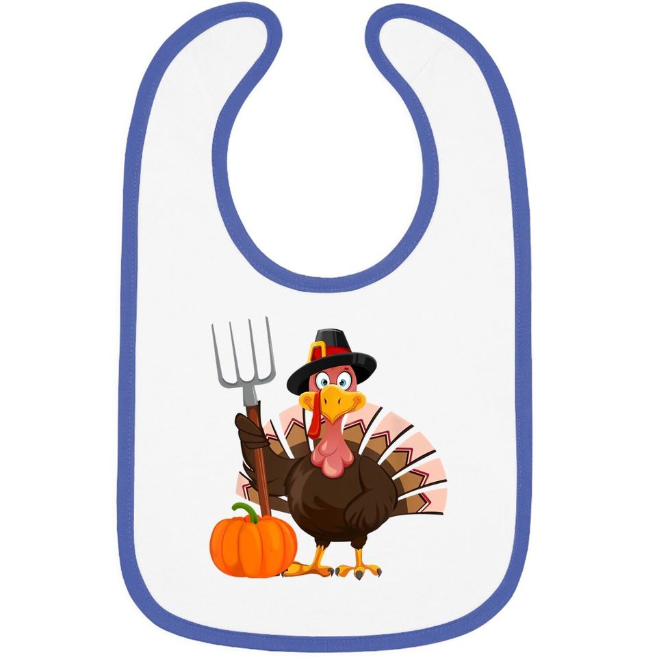 Thanksgiving Turkey Happy Thanksgiving Day Baby Bib