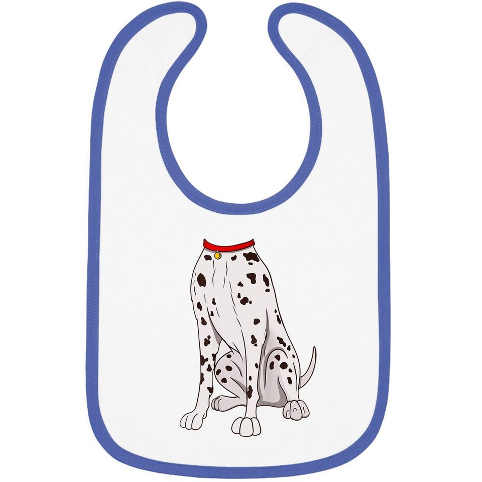 Dalmatian For Halloween Dog Animal Cosplay Baby Bib