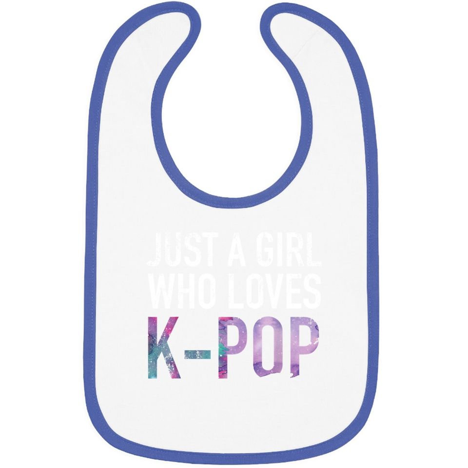 Bts Just A Girl Who Loves K-pop Baby Bib